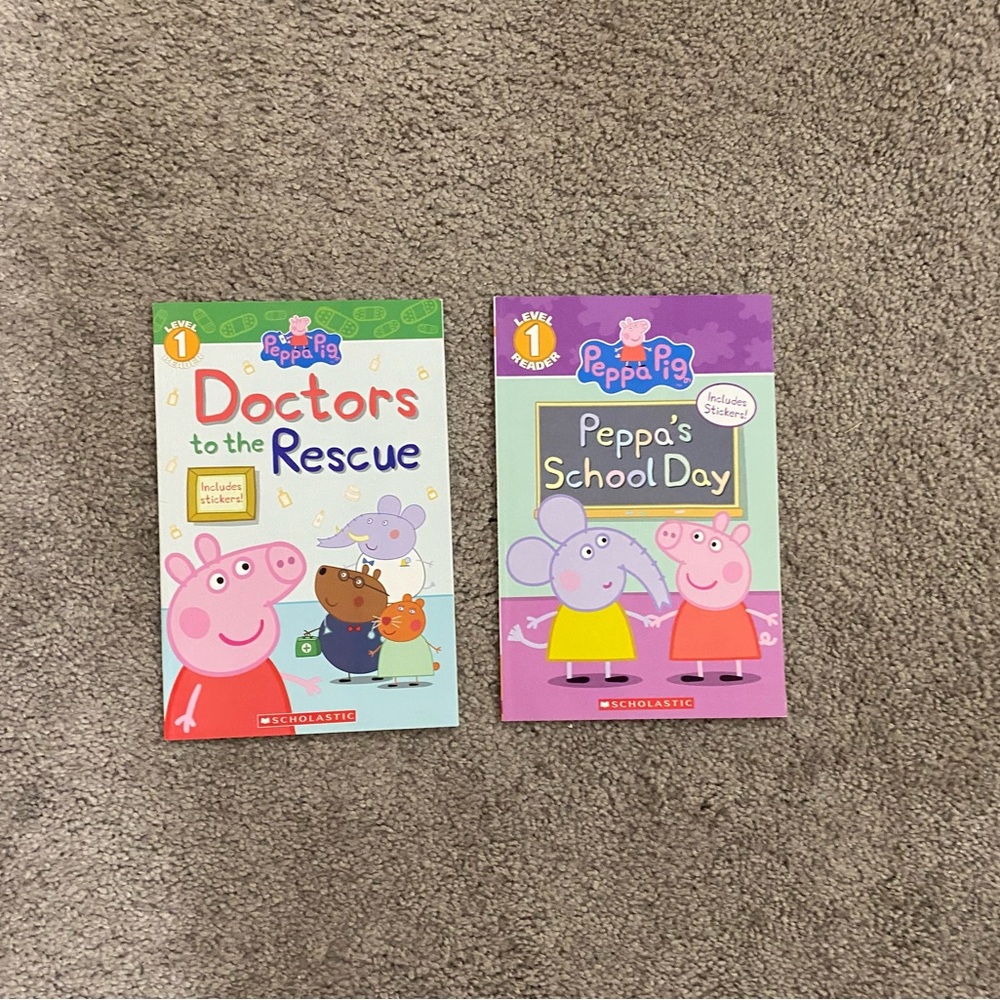 Peppa Pig Level 1 Reader Books (2)